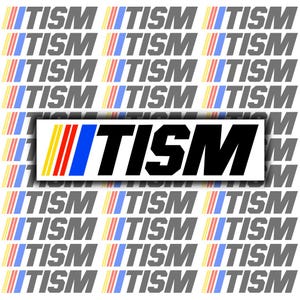 Nascar inspired Autism Awareness Weatherproof Glossy Sticker, Tism Sticker bild 2