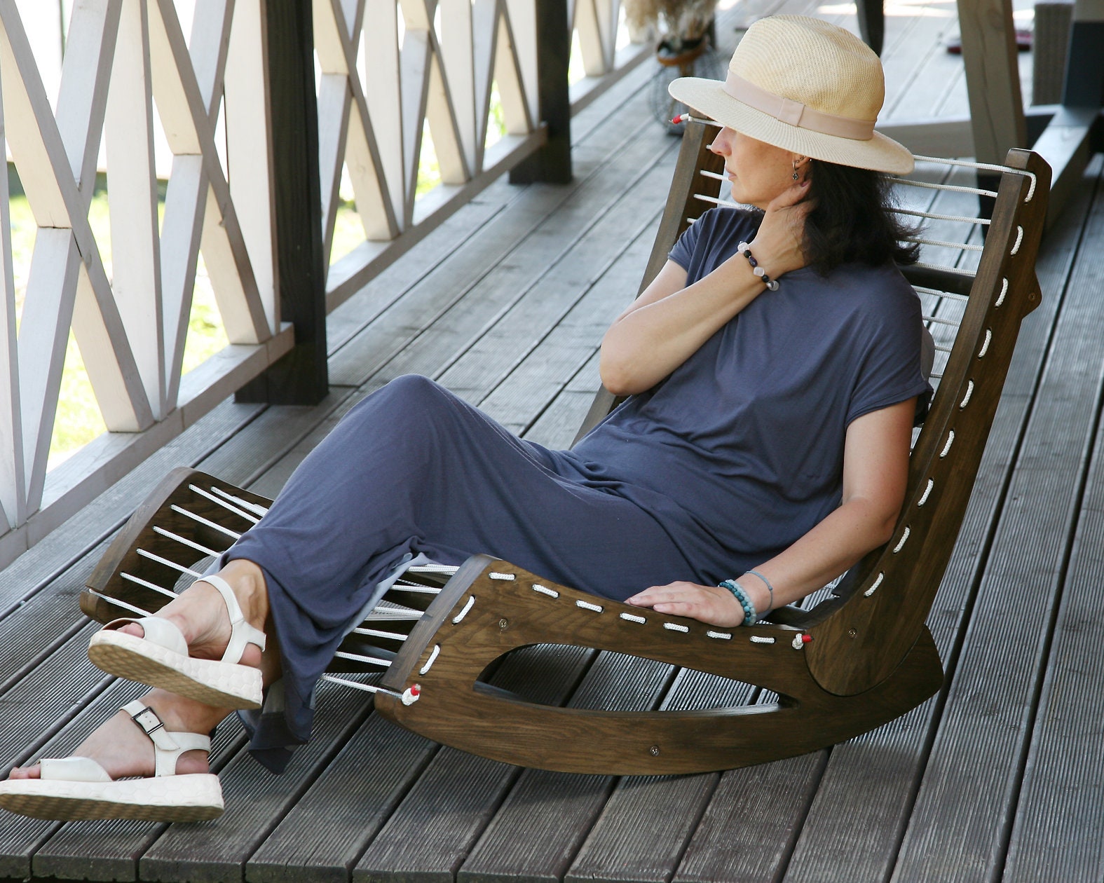 Lounge Rocking Chair (ash-tree) - Etsy