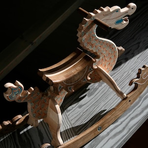 Dragon Rocking Chair ash-tree - Etsy