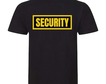 Schwarzes Sicherheits Poloshirt: Unisex K9 Wachuniform