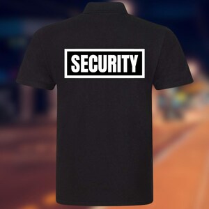Security polo shirt for men k9 uniform for security guard t-shirt for doorman unisex polo printed hoodie for security