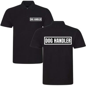 Dog handler polo shirt for k9 unit security officer workwear unisex shirt for doorman security guard security business