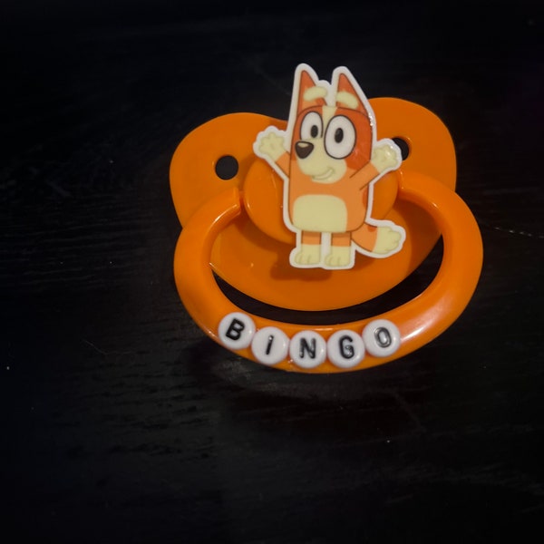 Orange Dog Simple ABDL Paci