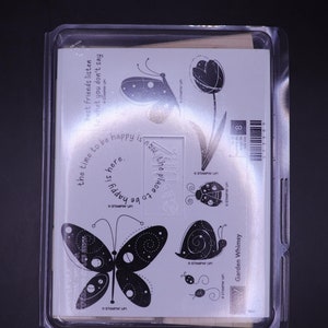 Ensemble de 8 pièces Stampin Up Garden Whimsy - Jamais utilisé dans l'emballage