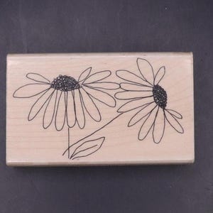 Vintage Stempel von Penny Black, "A Touch" 3820K, Used Wood Block Mounted from Margaret Sherry."