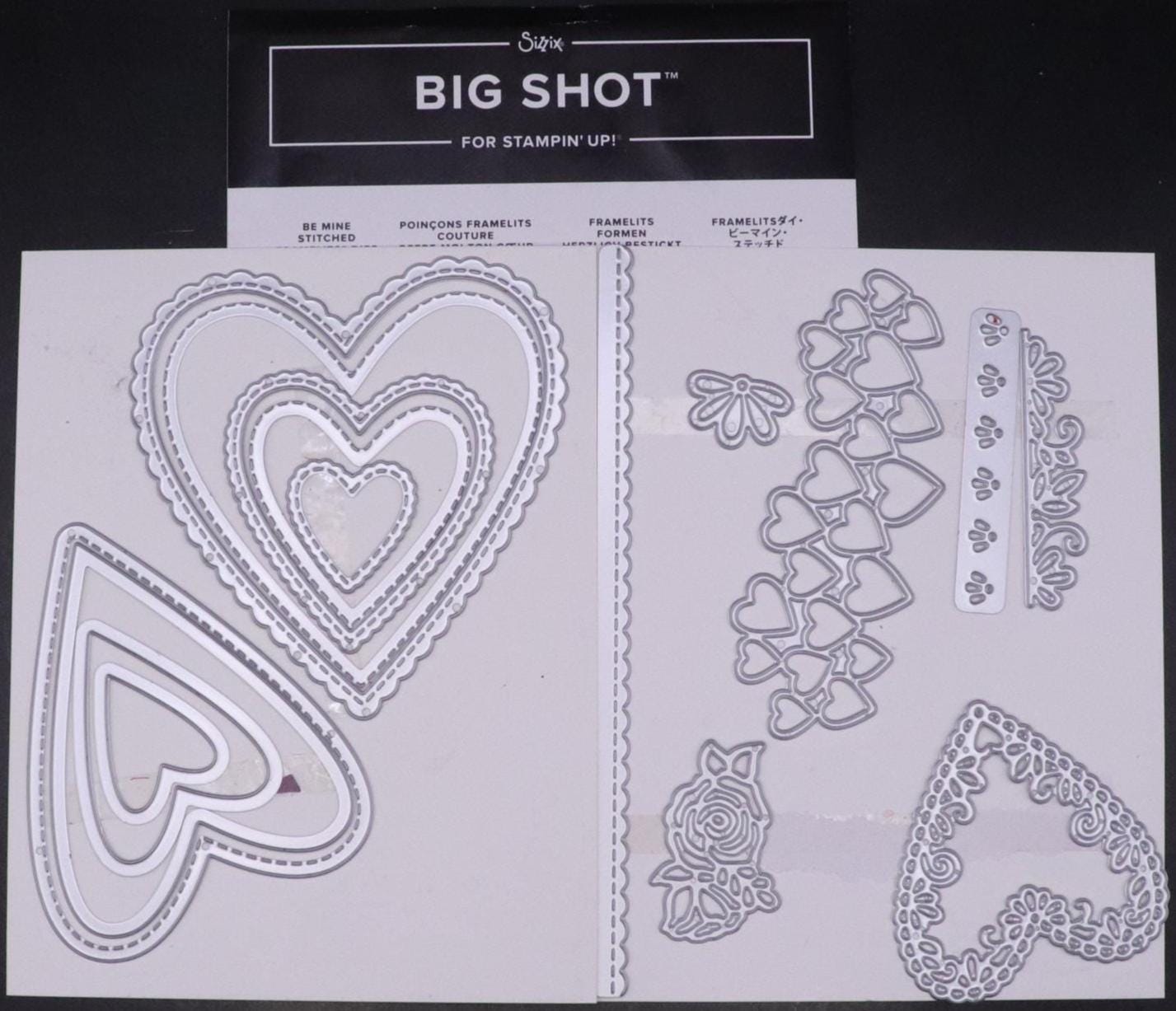 Stampin' UP! Meant to Be Stamp Set & Be Mine Stitched Framelits