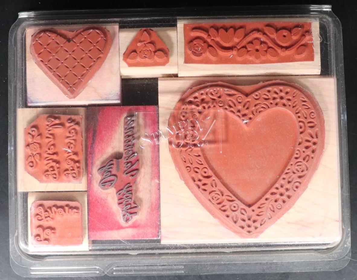 Stampin' UP! ハート＆ポージーズ ラバースタンプセット - 販売終了