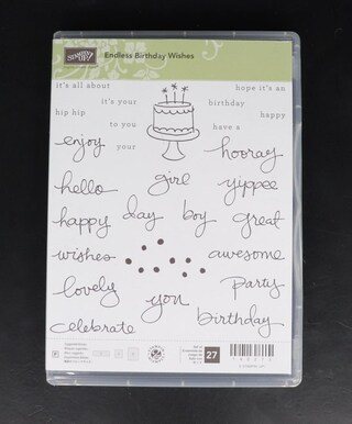 Timbro Trasparente In Silicone "Happy Birthday" – Fustella Artigianale Per Scrapbooking E Biglietti Fai Da Te
