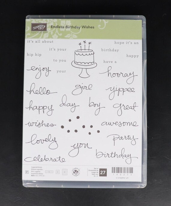 Timbro Trasparente In Silicone "Happy Birthday" – Fustella Artigianale Per Scrapbooking E Biglietti Fai Da Te