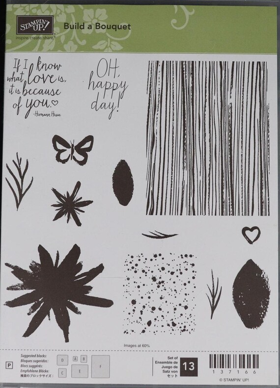 STAMPIN UPのブーケスタンプとダイセットを作ろう - Etsy 日本