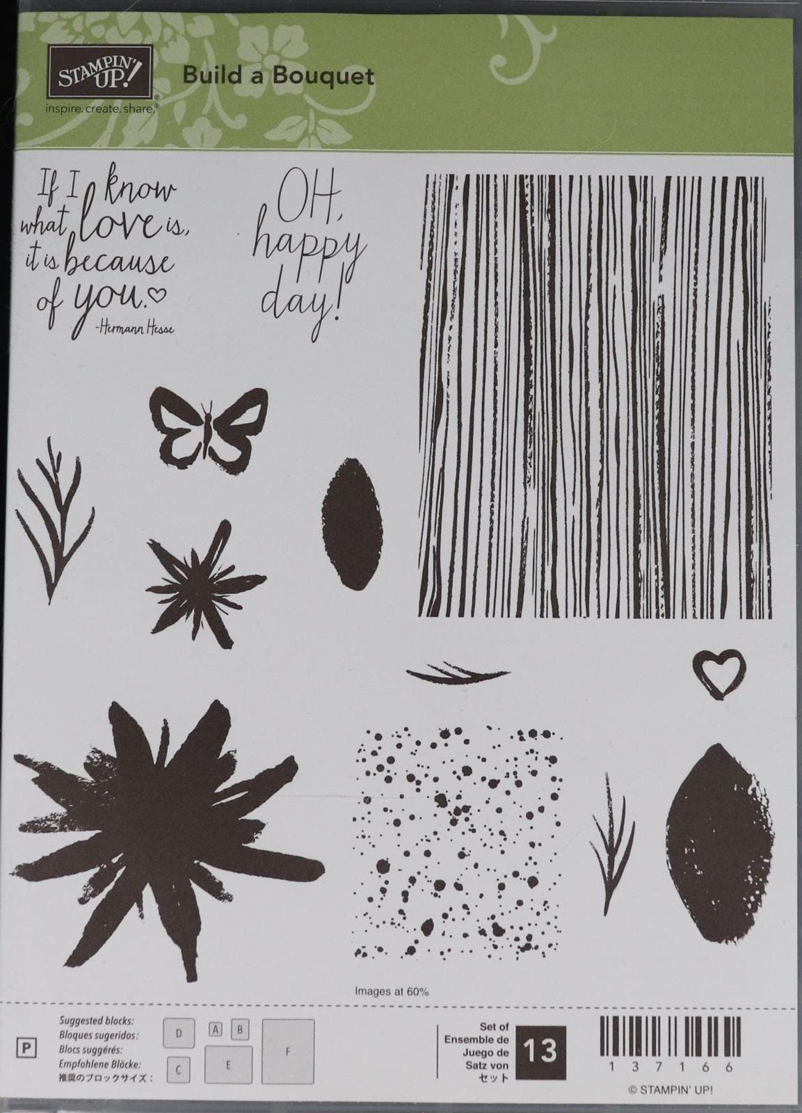 STAMPIN UPのブーケスタンプとダイセットを作ろう - Etsy 日本