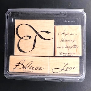 Stampin&#39; Up! Hope Is... Stamp Set - Retired HTF
