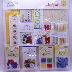 Doodlebug Design Inc. - School Embellishment Pack (2013)