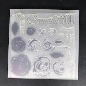 Jeu de tampons Close to My Heart My Acrylix Beautiful You D1741