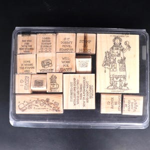 Stampin&#39; UP! Stella Stamper Stamp Set Retired, RARE