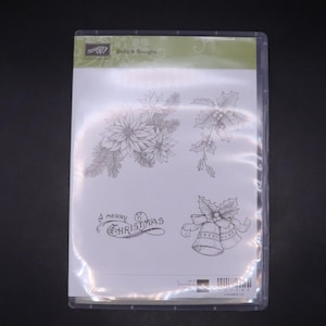 Retired Stampin&#39; UP! Bells & Boughs Stamp Set