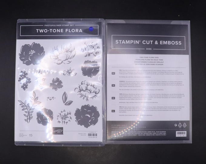 Two-tone Flora Stamp and Die Set From STAMPIN UP - Etsy