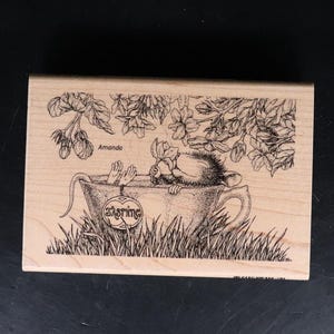 Stampendous House Mouse Tea Time HMP132-stempel, 2019