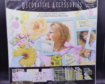 Decorative Accessories Pre-cut Pastel Accents