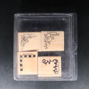 Stampin’ UP! Eclectic Corners Rubber Stamp Set - Retired