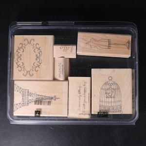 Stampin&#39; Up! Chic Boutique Rubber Stamp Set - Retired HTF