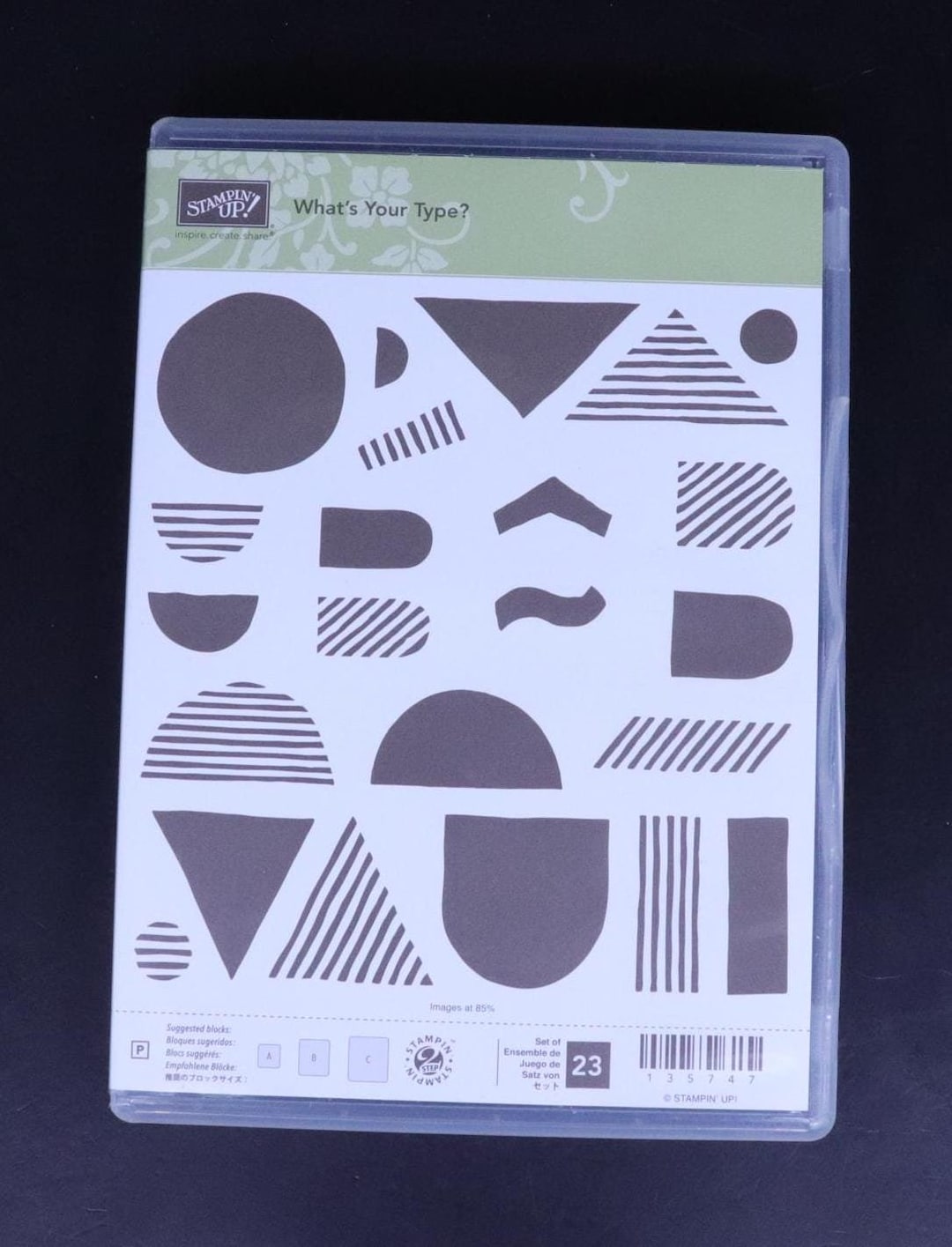 What's Your Type Stanp Set From Stampin Up - Etsy