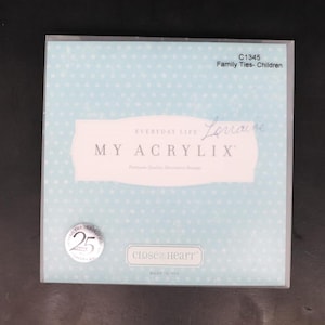 Close to My Heart My Acrylix Family Ties - Children C1345 Stamp Set