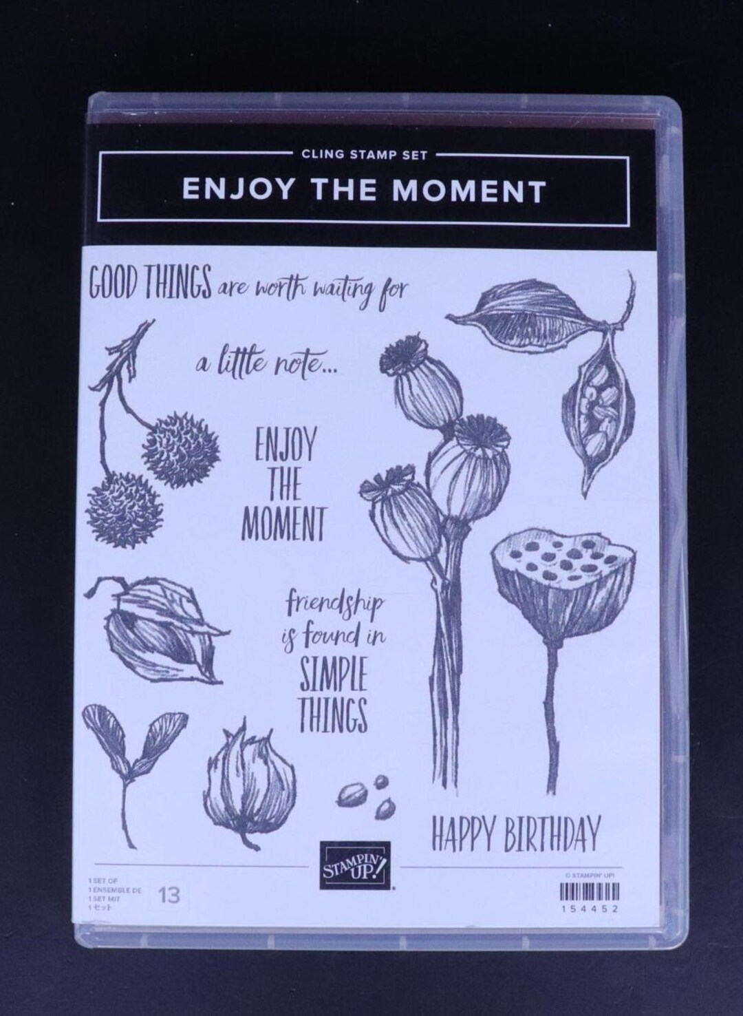 Enjoy the Moment Stamp Set From STAMPIN UP - Etsy
