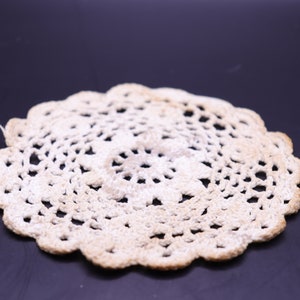 Ten Assorted Handmade Doilies of Various Sizes 5 in. Round 5