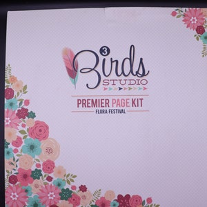 3 Birds Studio プレミアページキット - フローラフェスティバル