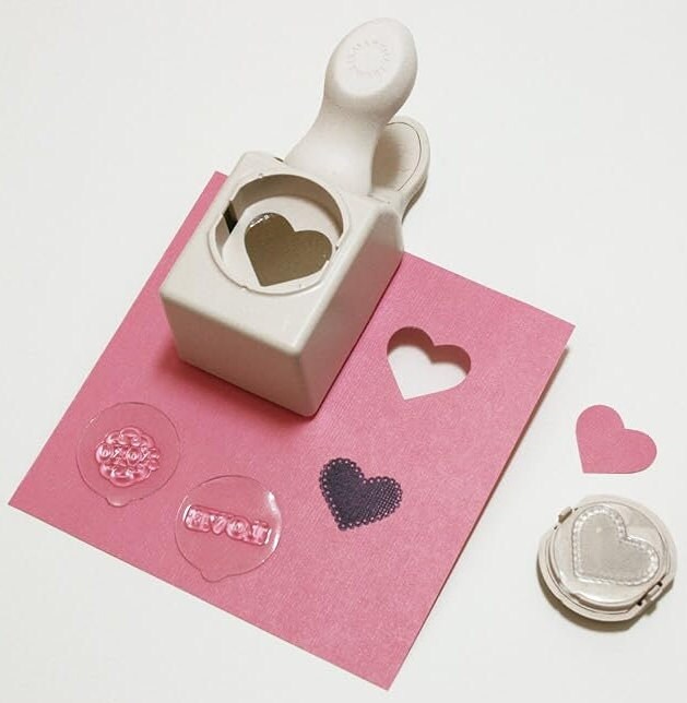マーサスチュワート ハート　love Martha Stewart Crafts Stamp and Punch LOVE LETTERS HEART Design