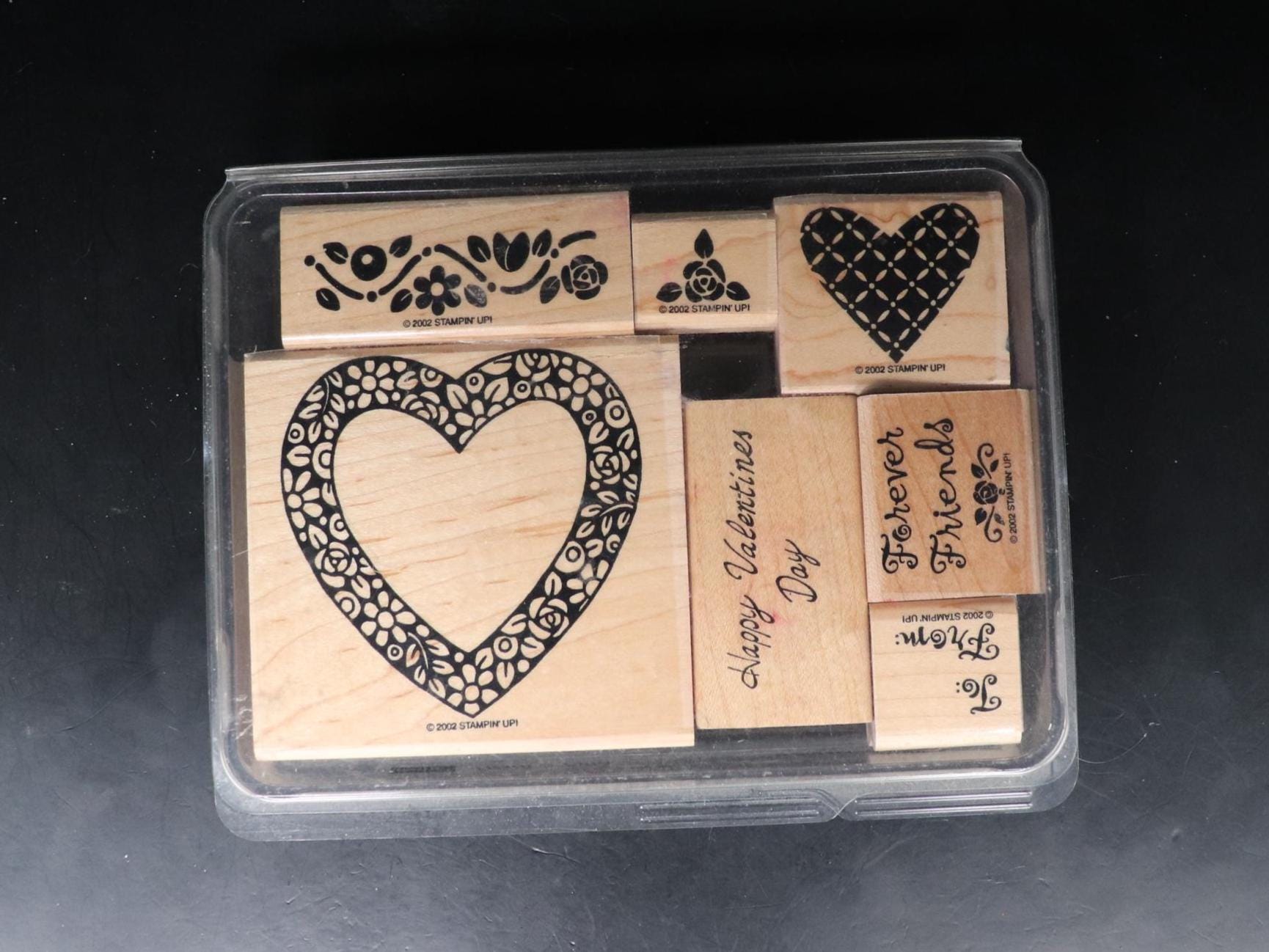 Stampin’up! スタンピンアップ ハート Stampin' UP! ハート＆ポージーズ ラバースタンプセット - 販売終了