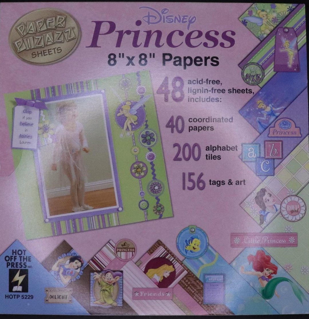 Hot off the Press Paper Pizazz Disney Princess 8