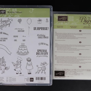 Geburtstags-Lieferung Stempel und Die Set von STAMPIN UP