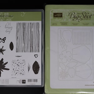 Conjunto de carimbos e matrizes para montar um buquê da STAMPIN UP