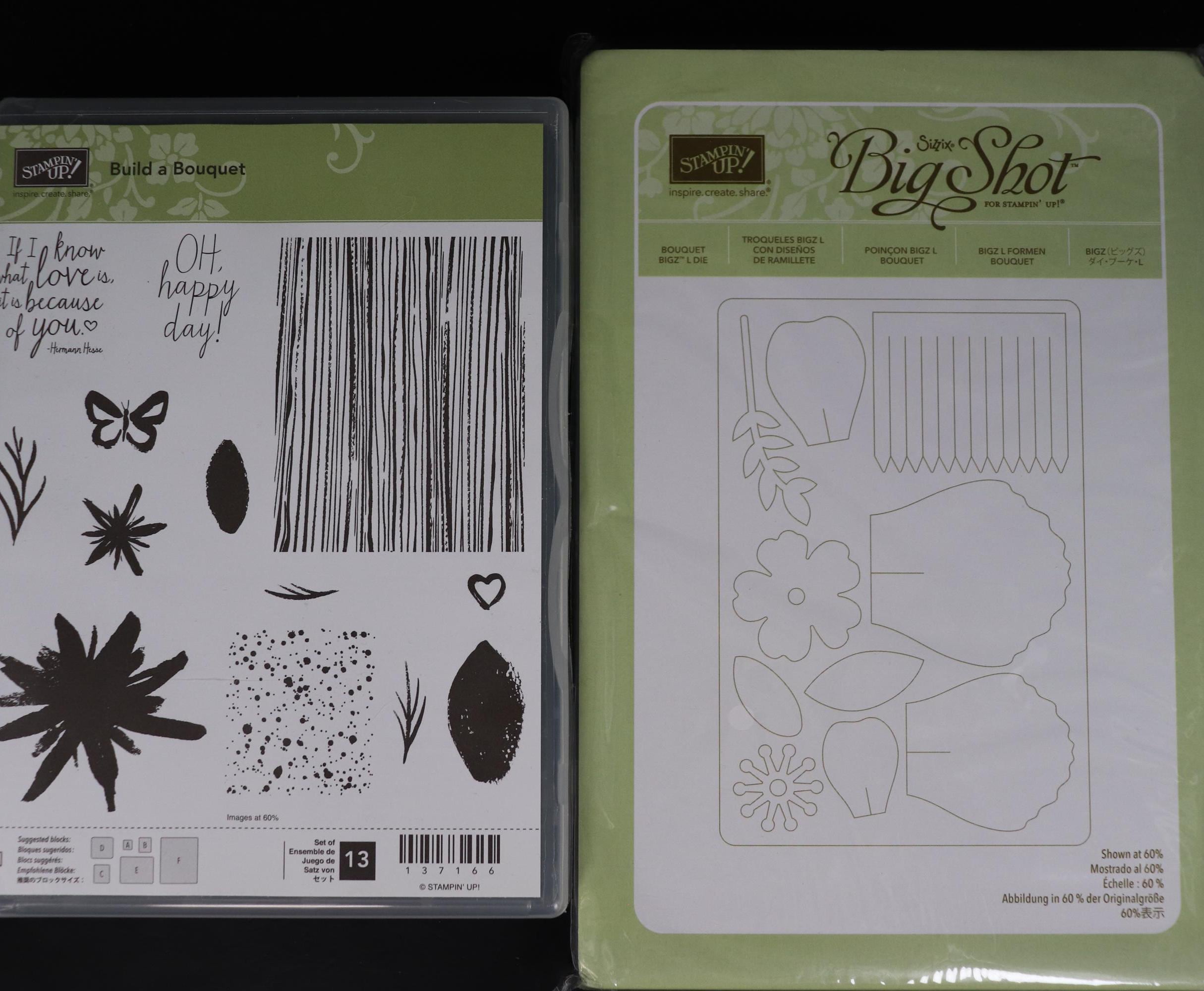 スタンピンアップ　stampin'up スタンプ　ダイ STAMPIN UPのブーケスタンプとダイセットを作ろう - Etsy 日本