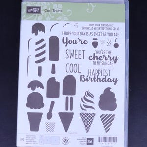 Cool Treats Photopolymer Stamp and Die Set from STAMPIN UP