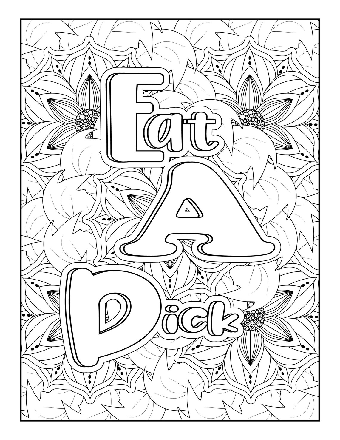 10 Cussing Coloring Pages Episode 4 - Etsy