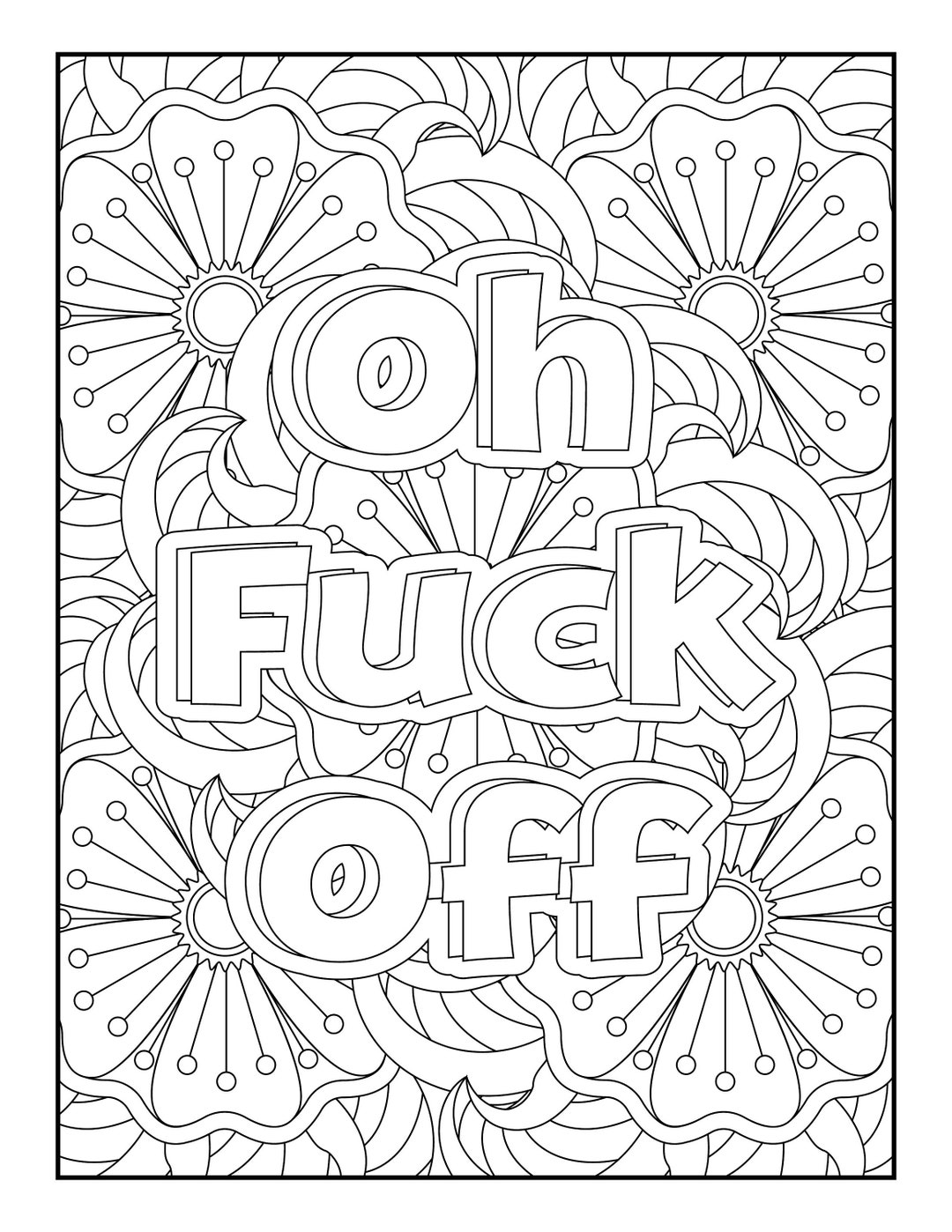 10 Cussing Coloring Pages Episode 1 - Etsy