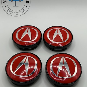 Acura center cap deals size