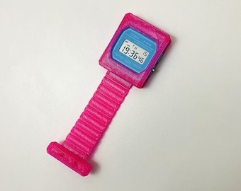 Casio F91W Nurse Fob Flexible Pocket Watch Case