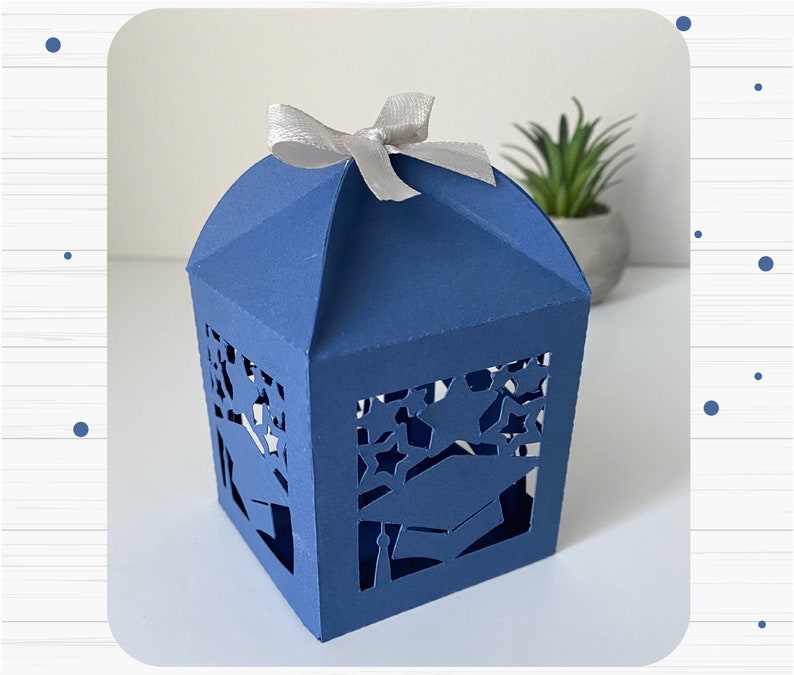 Graduation Box Template - Graduation Themed Box | SVG, Studio, and PNG ...