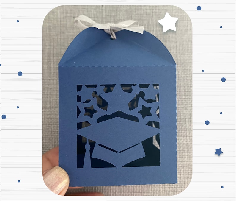 Graduation Box Template - Graduation Themed Box | SVG, Studio, and PNG ...