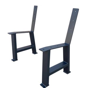 Park Bench Legs • Memorial Bench Legs with backrest • Bolt down legs • Poly Bench • Outdoor Bench Legs• School Bench Legs