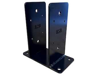 Powder-Coated Steel Post Beam Bracket: Pergola Saddle Bracket