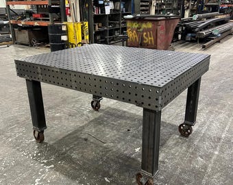 Heavy Duty 4x5 ft Weld Table, 1/2 in Top