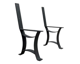 Park Bench Legs: Heavy Duty Steel, Golden Gate Style