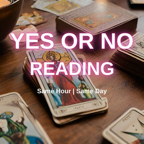 Same Hour Yes No Psychic Reading, One Question Career & Soulmate Reading,Fast Tarot Reading