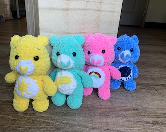 Colorful Teddy Bear Plushies