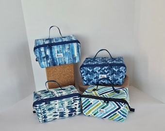 Blue Magic Pouch: Convertible Zippered Tray - Water Resistant